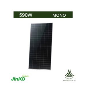 پنل خورشیدی 590 وات مونوکریستال N-Type TOPCon Bifacial برند JINKO