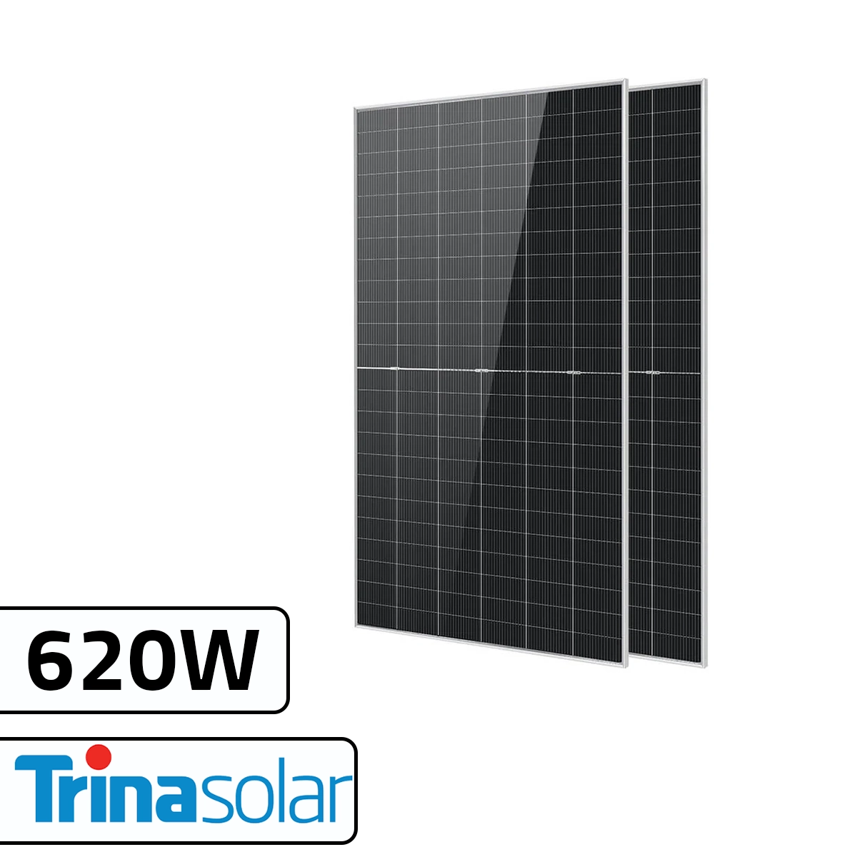 پنل خورشیدی 620 وات مونوکریستال N-Type TOPCon Bifacial برند Trina solar
