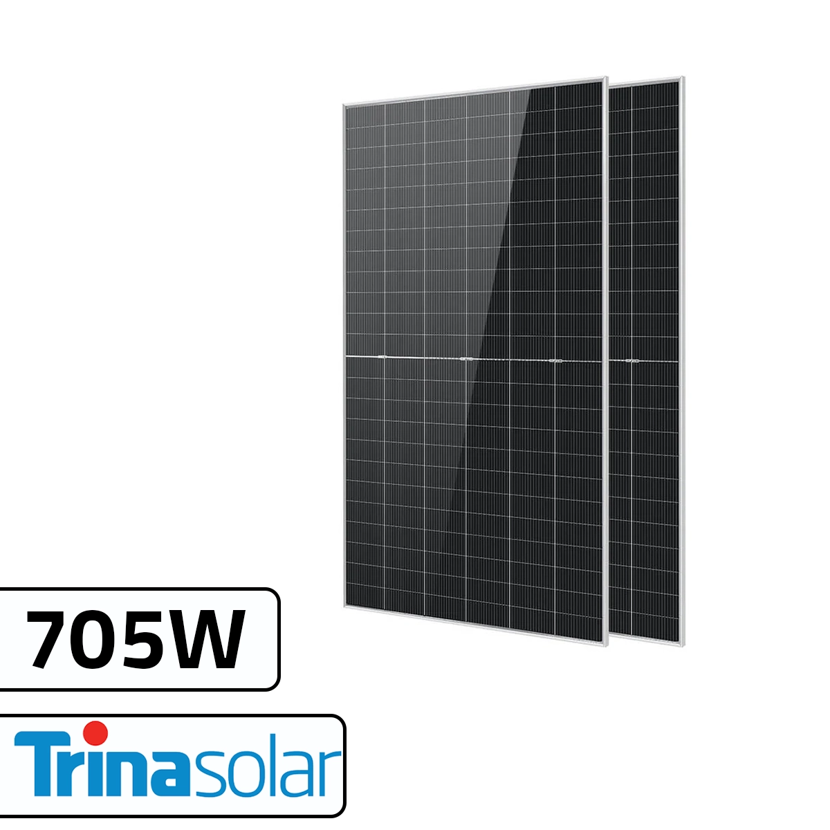 پنل خورشیدی 705 وات مونوکریستال N-Type TOPCon Bifacial برند Trina solar