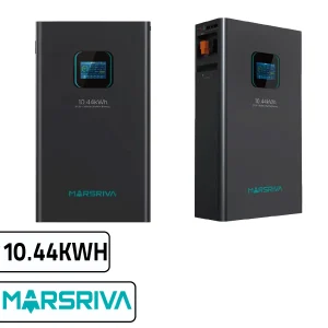 باتری لیتیوم فسفات آهن (LiFePO4) ظرفیت 10.4Kwh برند MARSRIVA مدل MR-LFP48-200-WMD